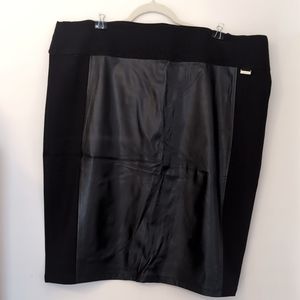 NWOT Plus Size Calvin Klein Black Skirt